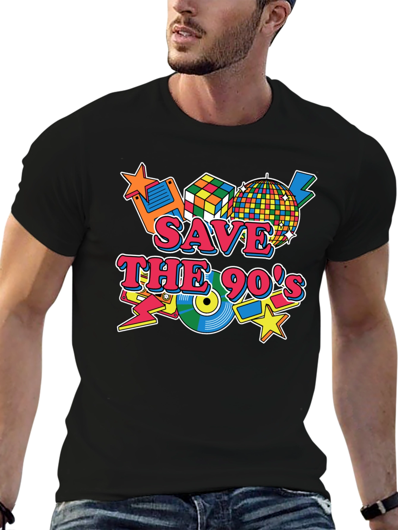 Save the 90s Retro T-Shirt - Nostalgic Throwback Tee