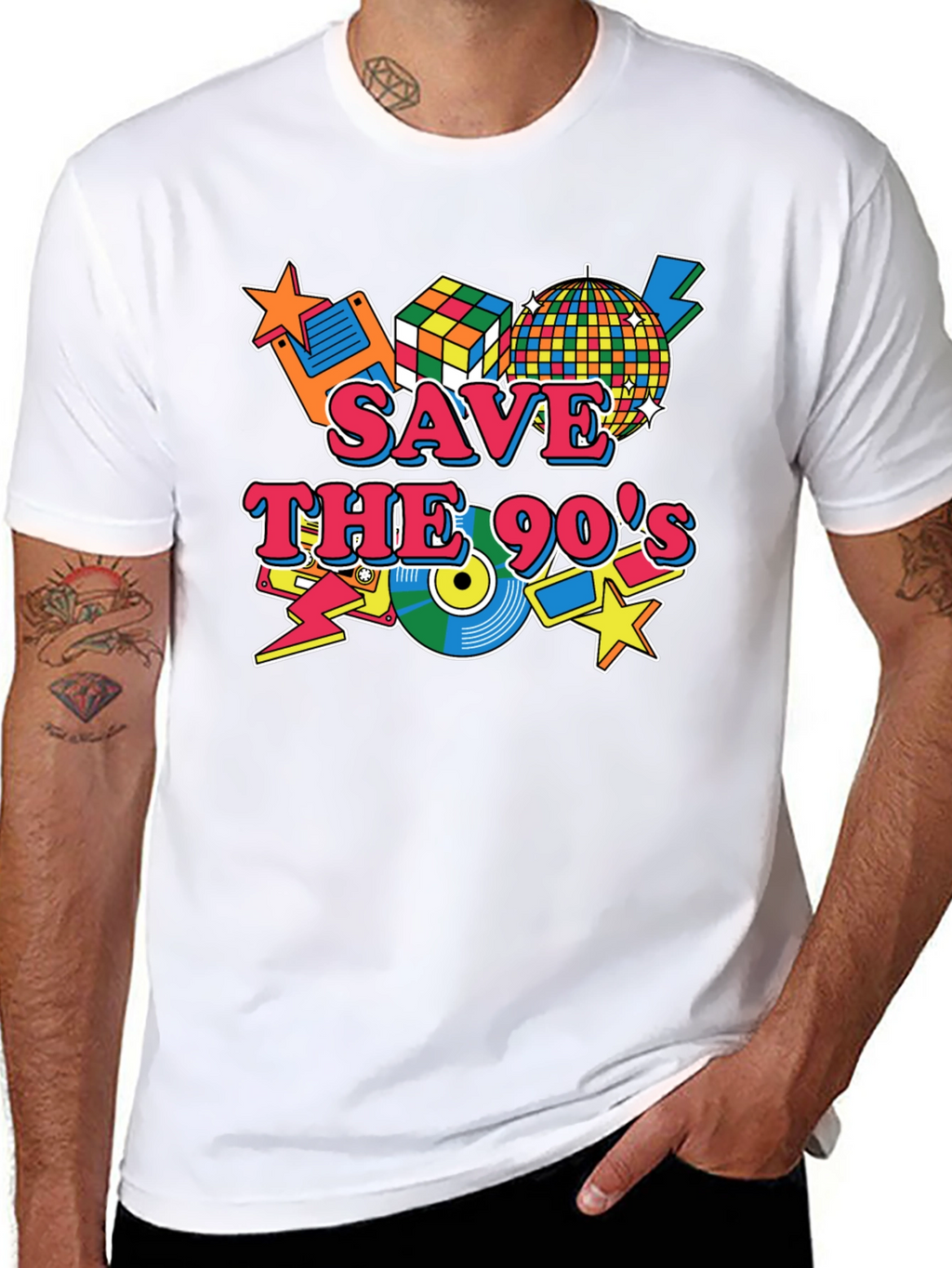 Save the 90s Retro T-Shirt - Nostalgic Throwback Tee