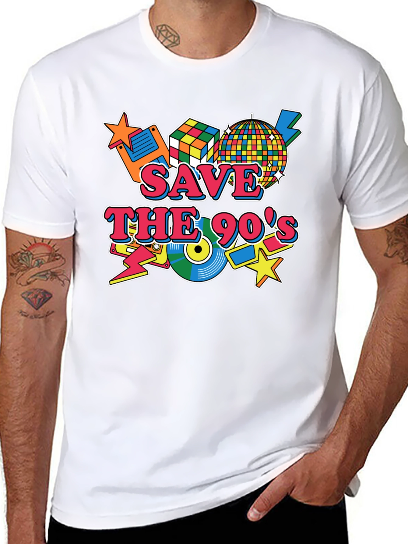 Save the 90s Retro T-Shirt - Nostalgic Throwback Tee