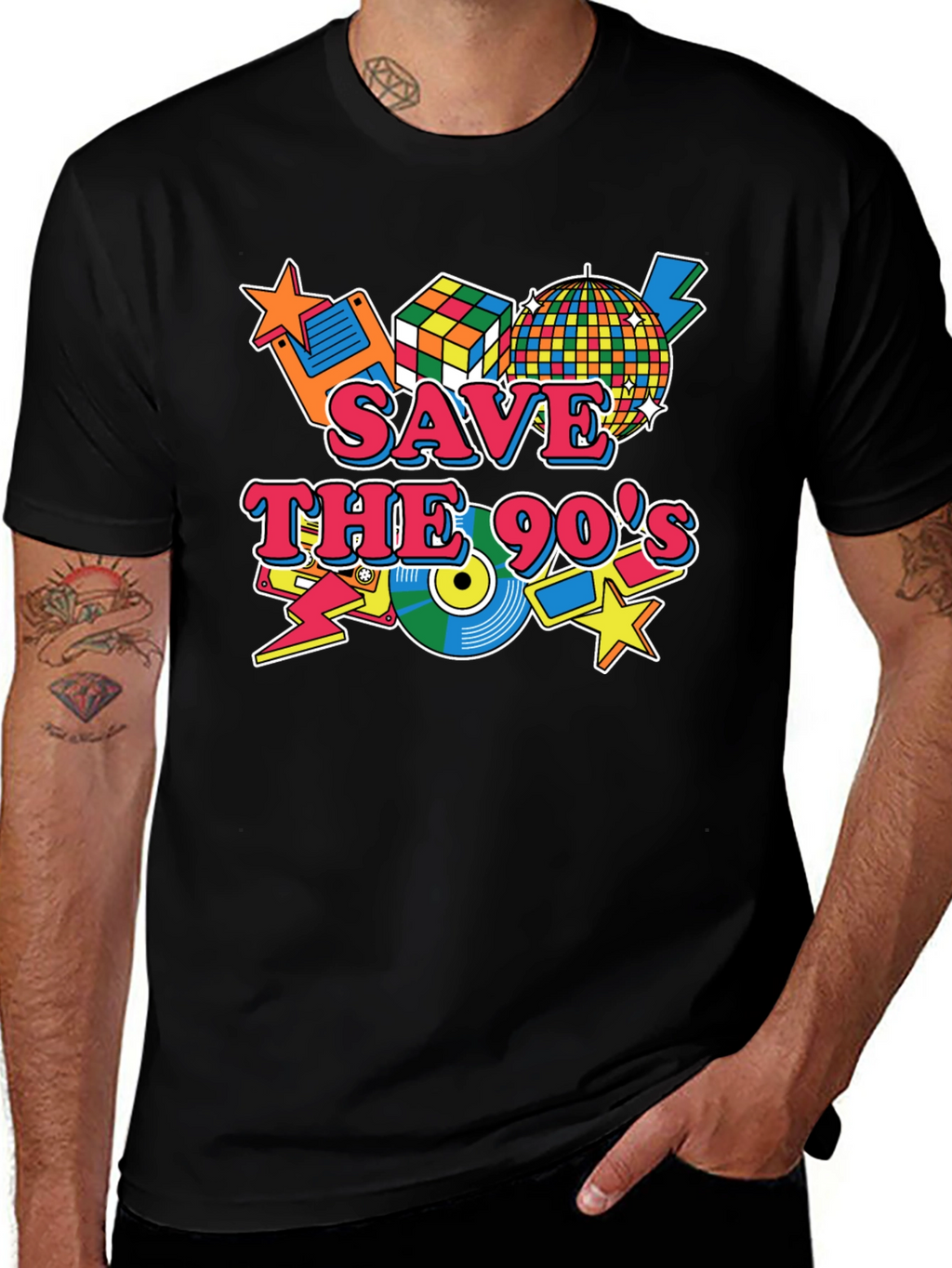 Save the 90s Retro T-Shirt - Nostalgic Throwback Tee