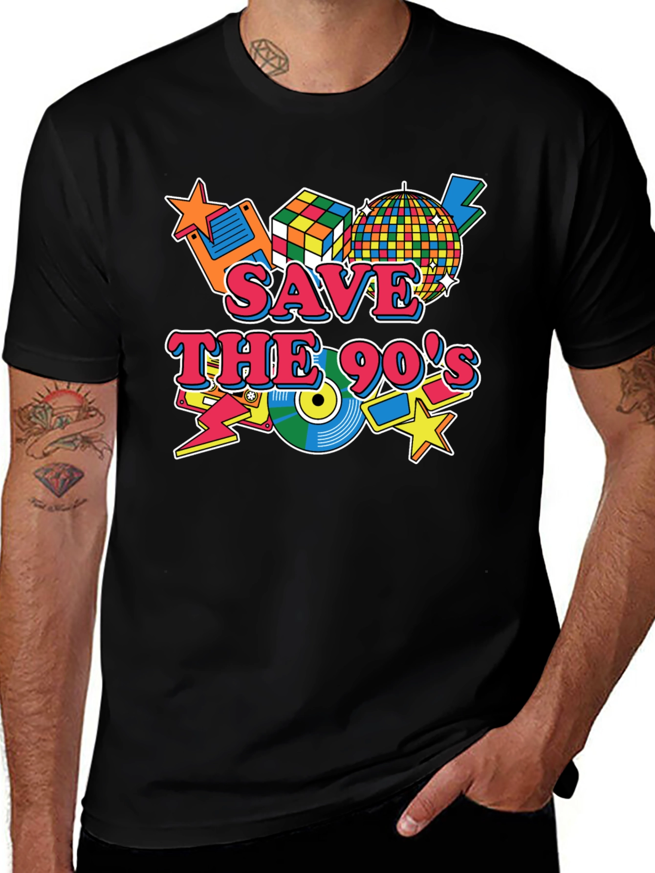 Save the 90s Retro T-Shirt - Nostalgic Throwback Tee