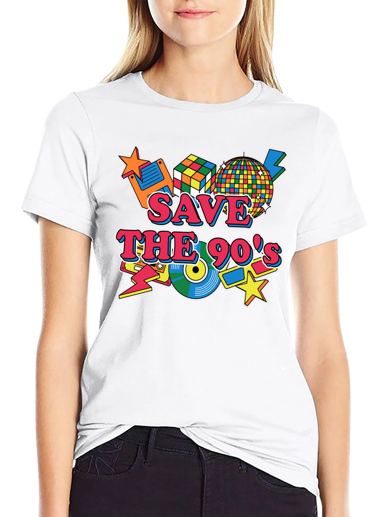 Save the 90s Retro T-Shirt - Nostalgic Throwback Tee