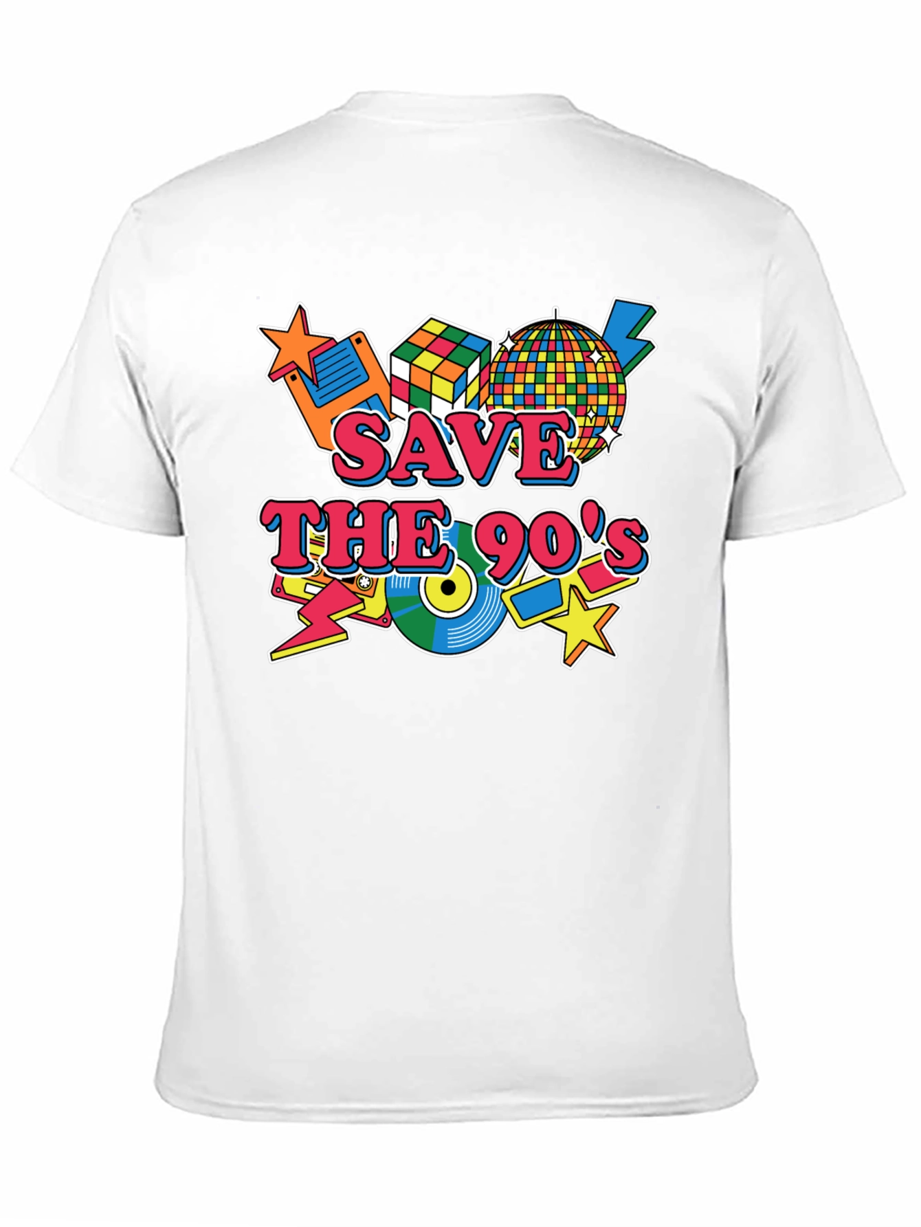 Save the 90s Retro T-Shirt - Nostalgic Throwback Tee