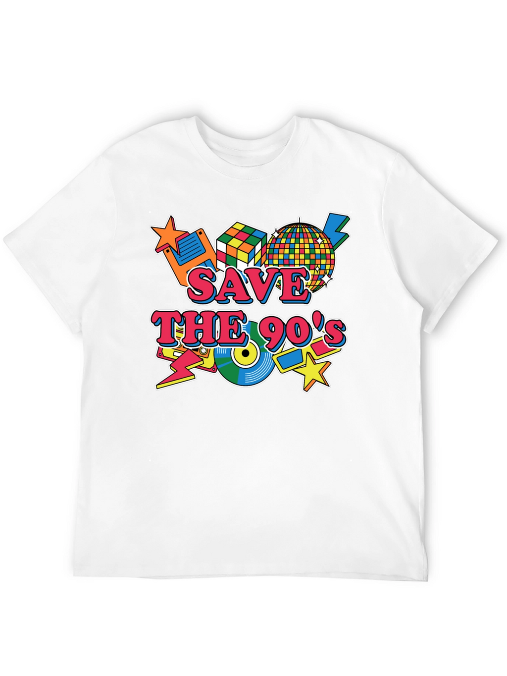 Save the 90s Retro T-Shirt - Nostalgic Throwback Tee