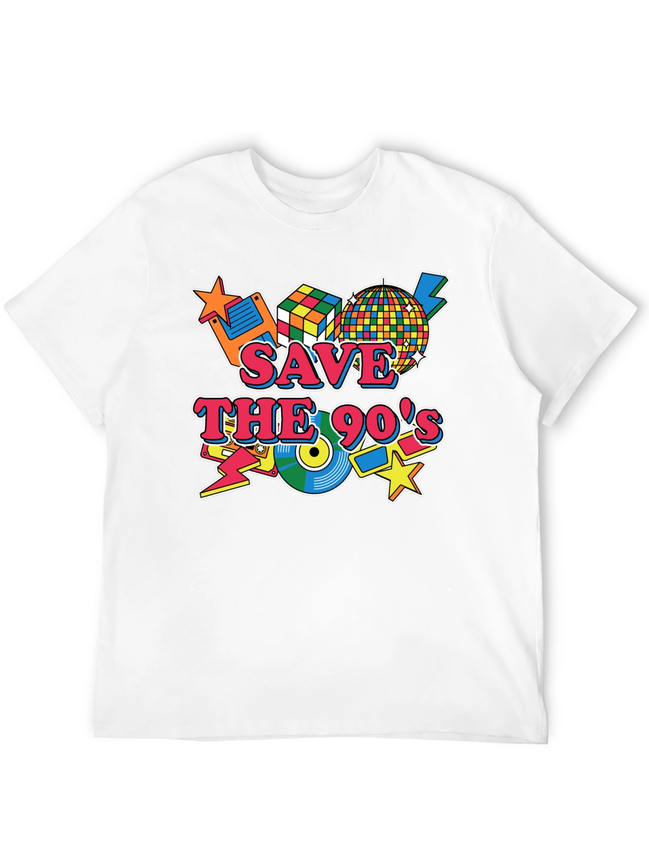 Save the 90s Retro T-Shirt - Nostalgic Throwback Tee