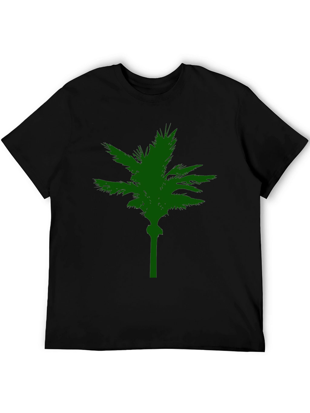 Green Palm Tree Graphic T-Shirt - Casual Comfort
