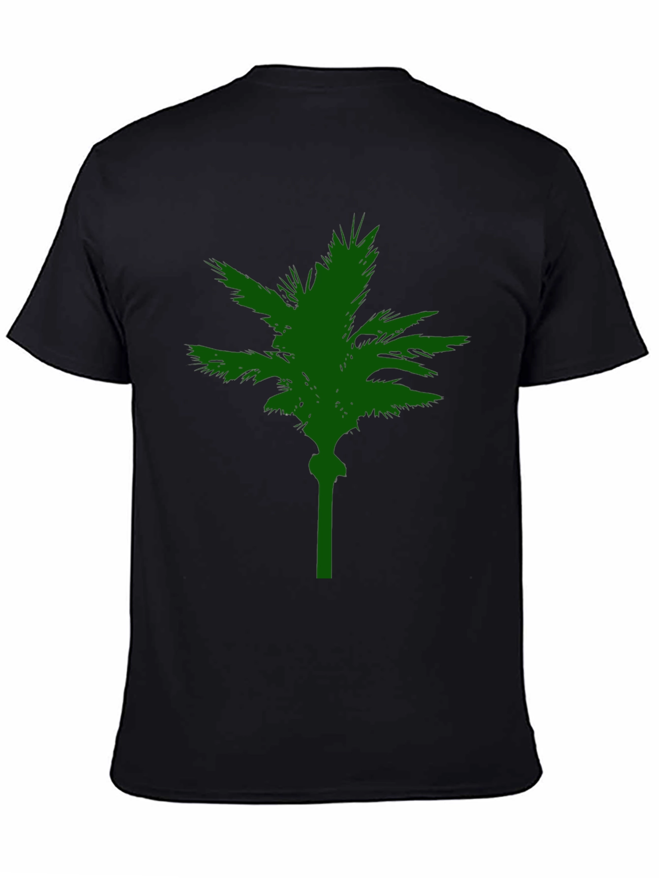 Green Palm Tree Graphic T-Shirt - Casual Comfort
