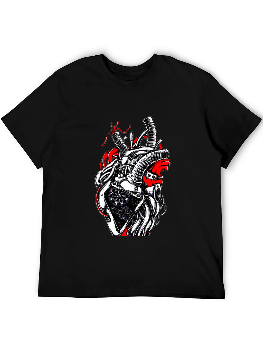 Mechanical Heart Graphic T-Shirt