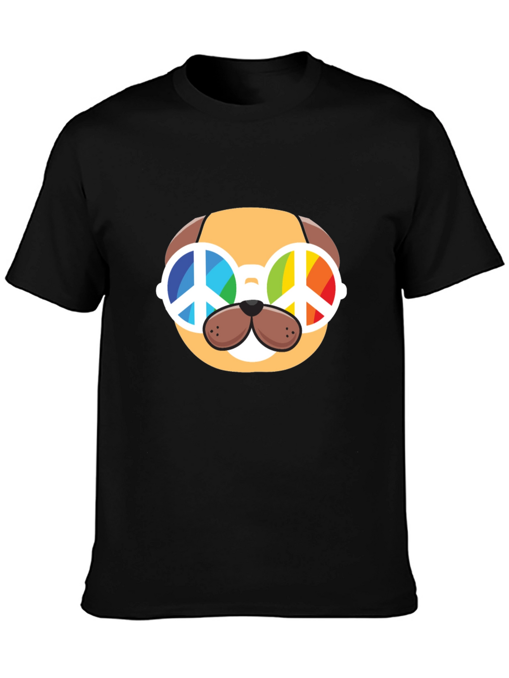 Peace Dog Graphic Tee - Cute Animal Lover Shirt