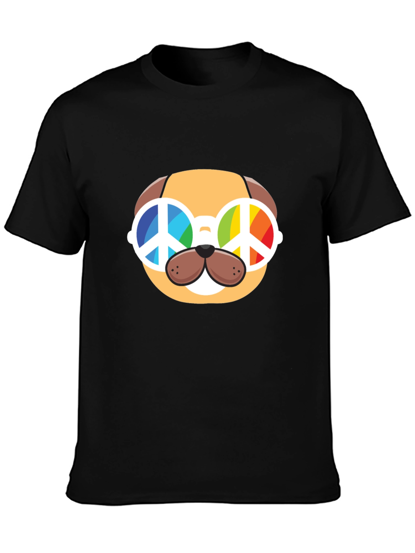 Peace Dog Graphic Tee - Cute Animal Lover Shirt