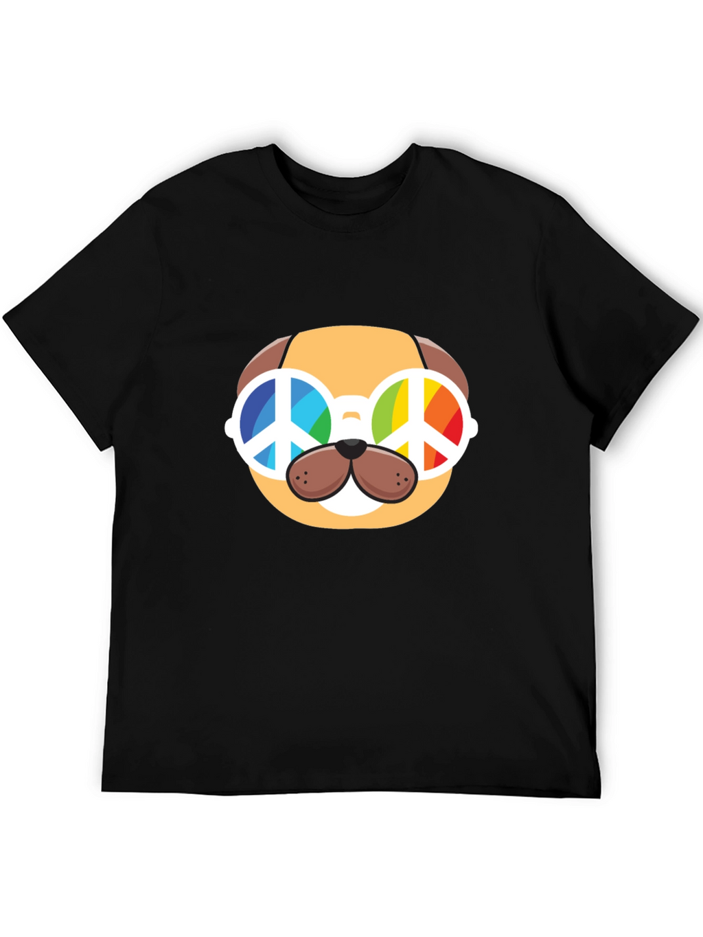 Peace Dog Graphic Tee - Cute Animal Lover Shirt