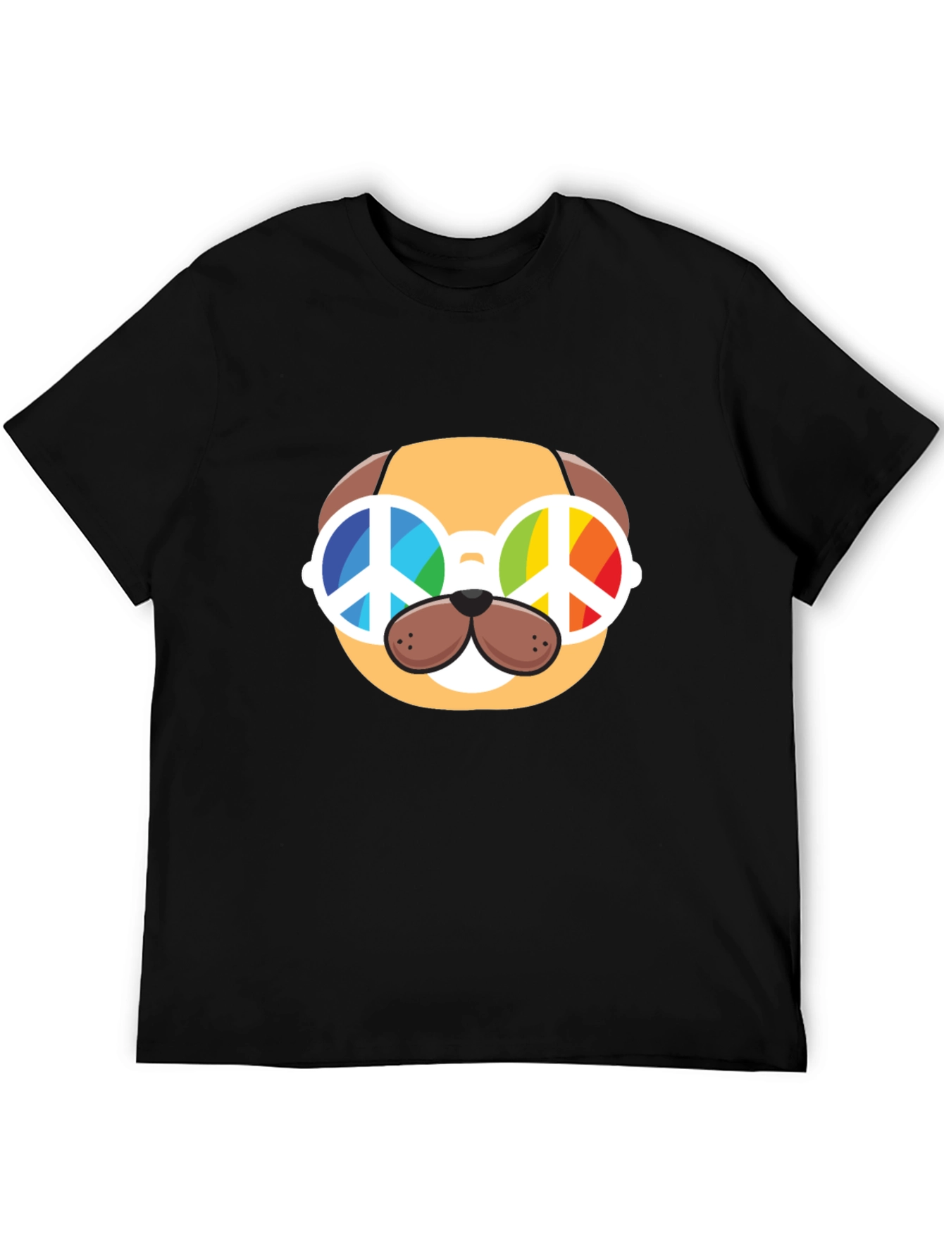 Peace Dog Graphic Tee - Cute Animal Lover Shirt