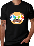 Peace Dog Graphic Tee - Cute Animal Lover Shirt