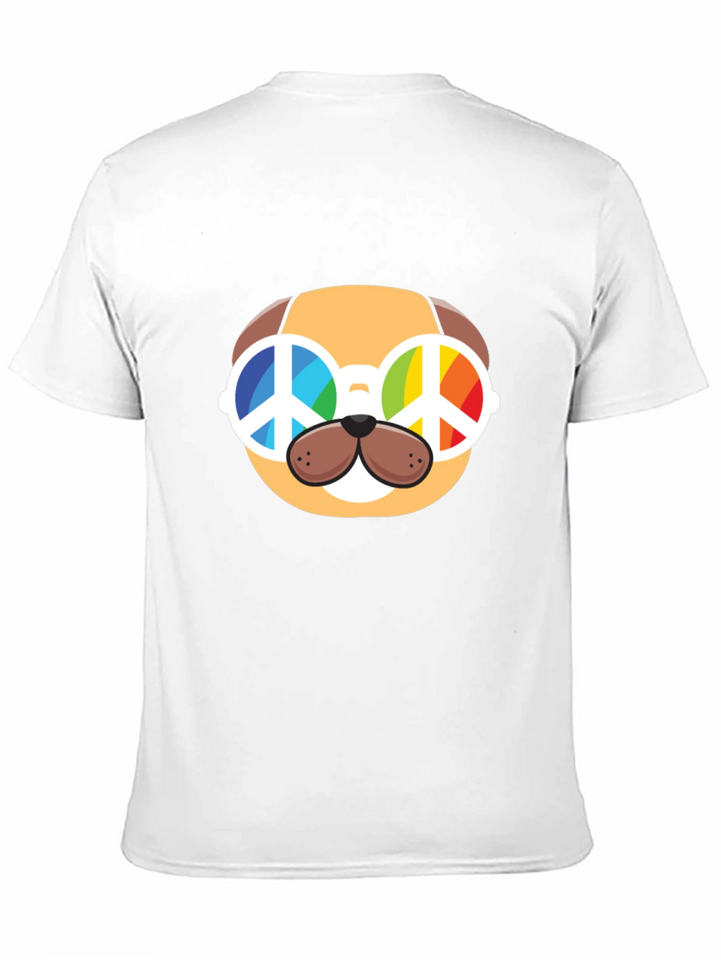 Peace Dog Graphic Tee - Cute Animal Lover Shirt