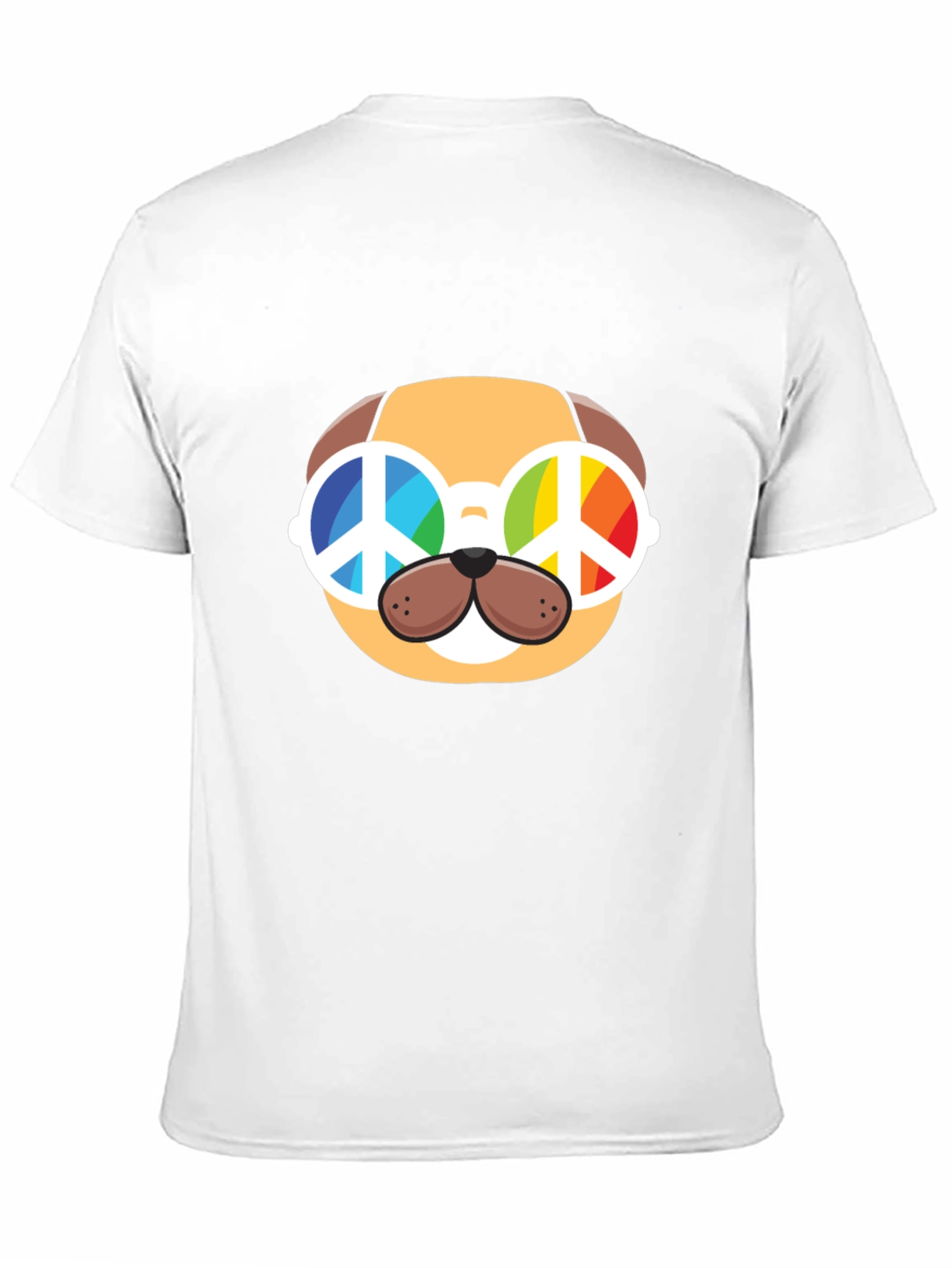 Peace Dog Graphic Tee - Cute Animal Lover Shirt