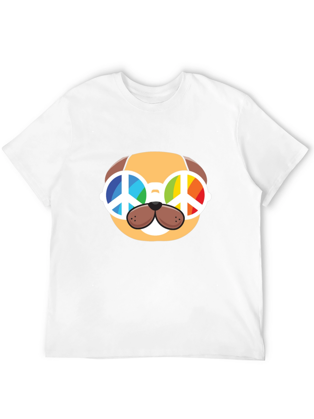 Peace Dog Graphic Tee - Cute Animal Lover Shirt