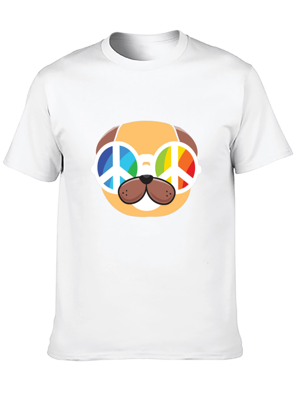 Peace Dog Graphic Tee - Cute Animal Lover Shirt
