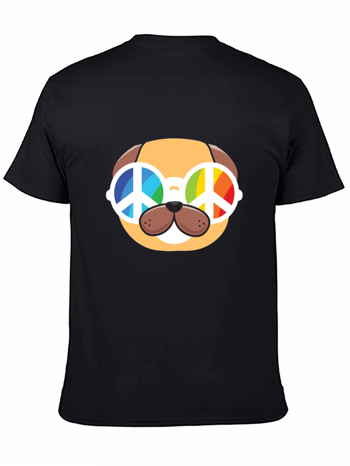 Peace Dog Graphic Tee - Cute Animal Lover Shirt