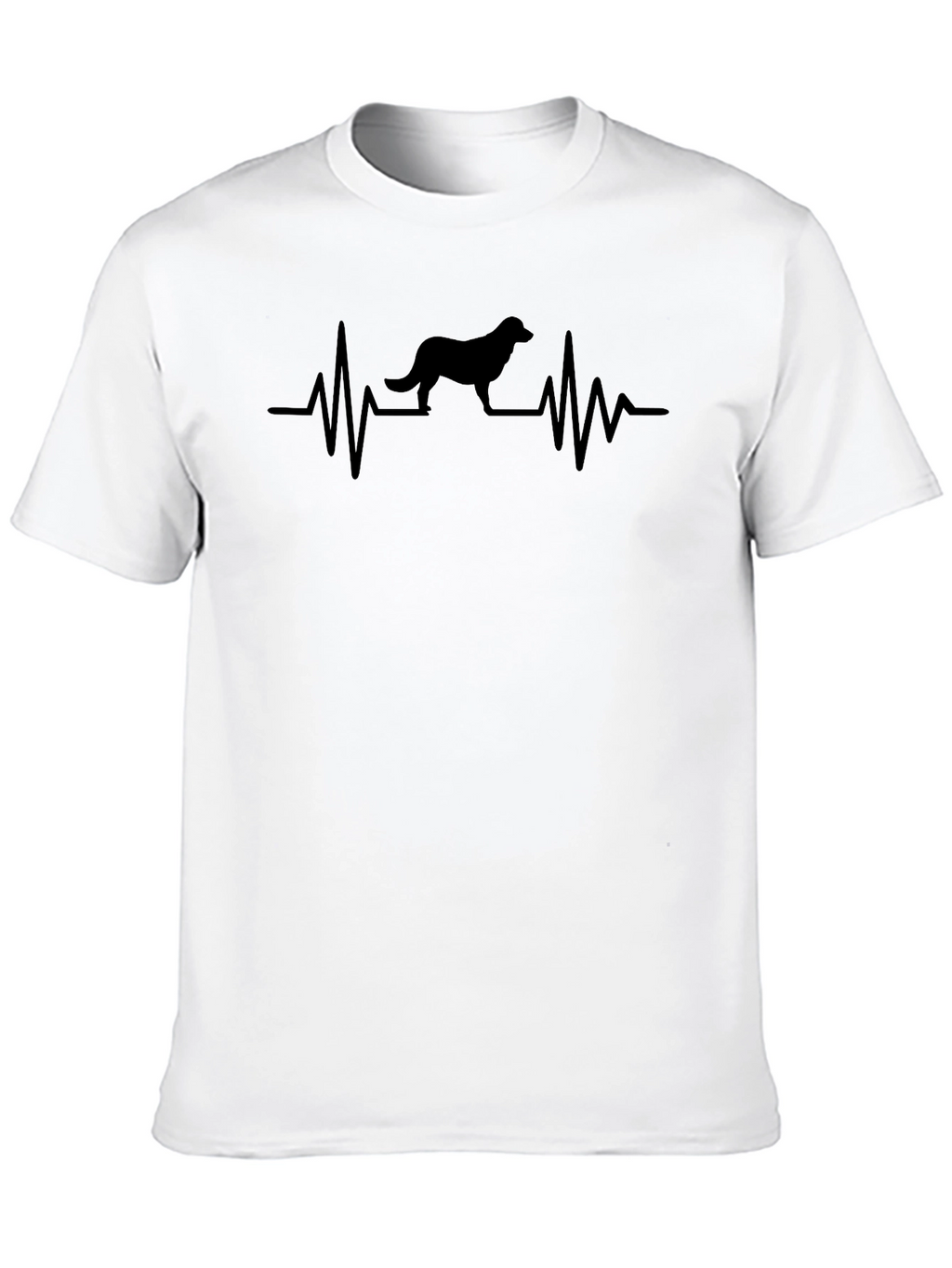 Dog Heartbeat Graphic T-Shirt