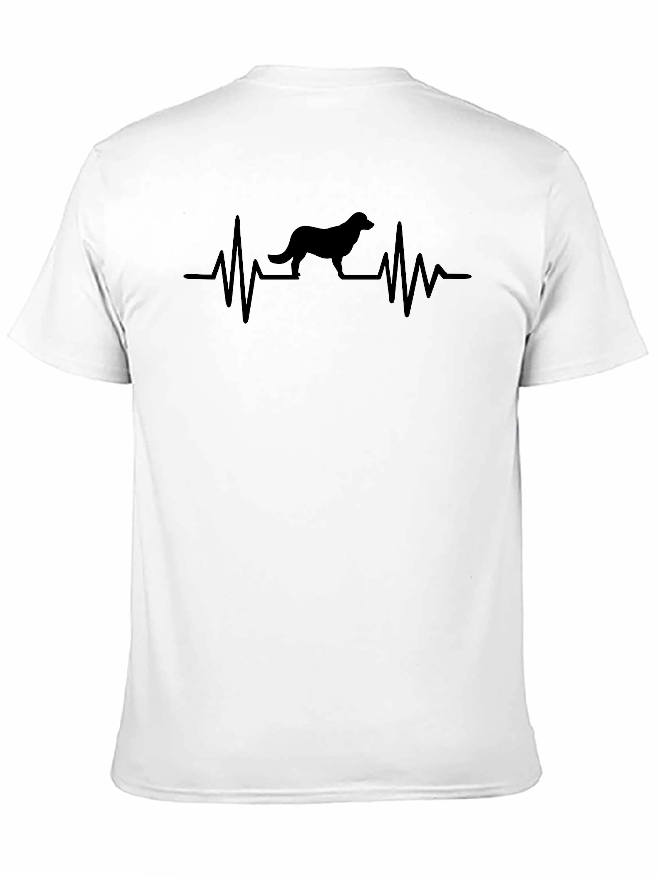 Dog Heartbeat Graphic T-Shirt