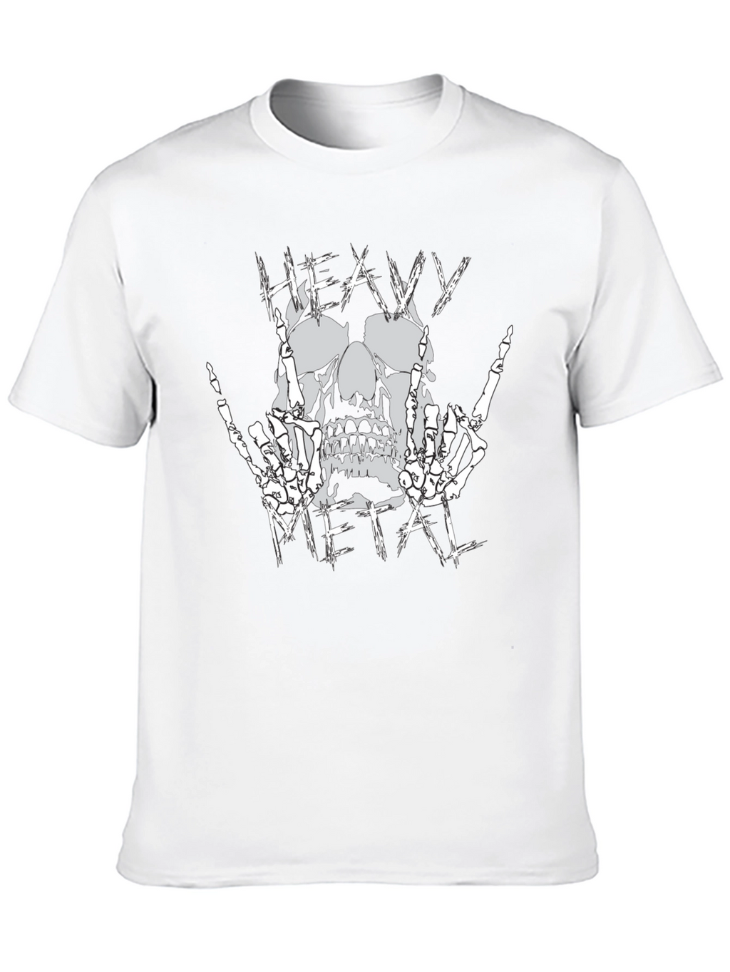 Heavy Metal Skull T-Shirt