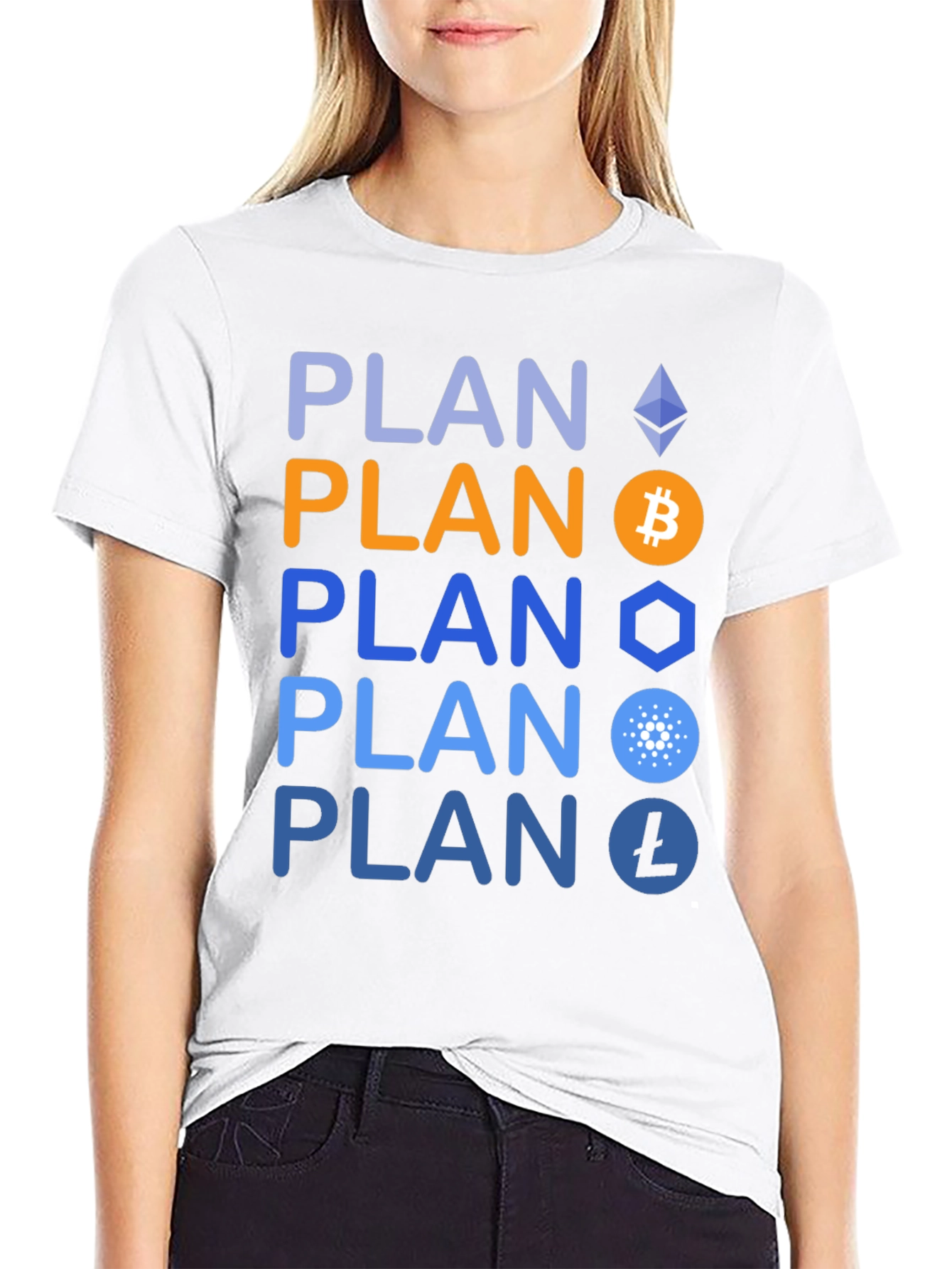 Crypto Investor T-Shirt - Blockchain Plan
