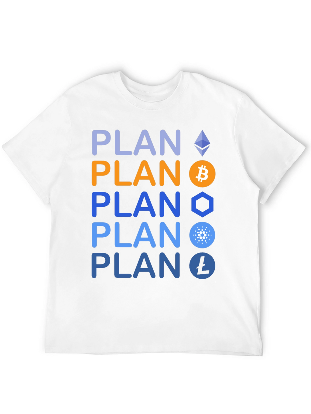 Crypto Investor T-Shirt - Blockchain Plan