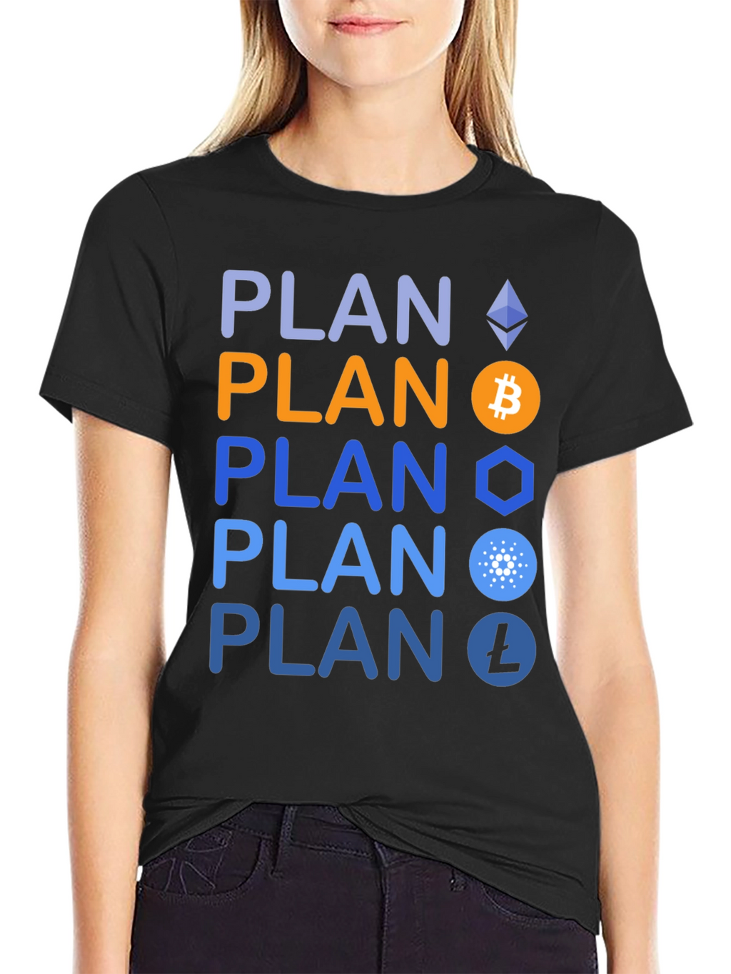 Crypto Investor T-Shirt - Blockchain Plan