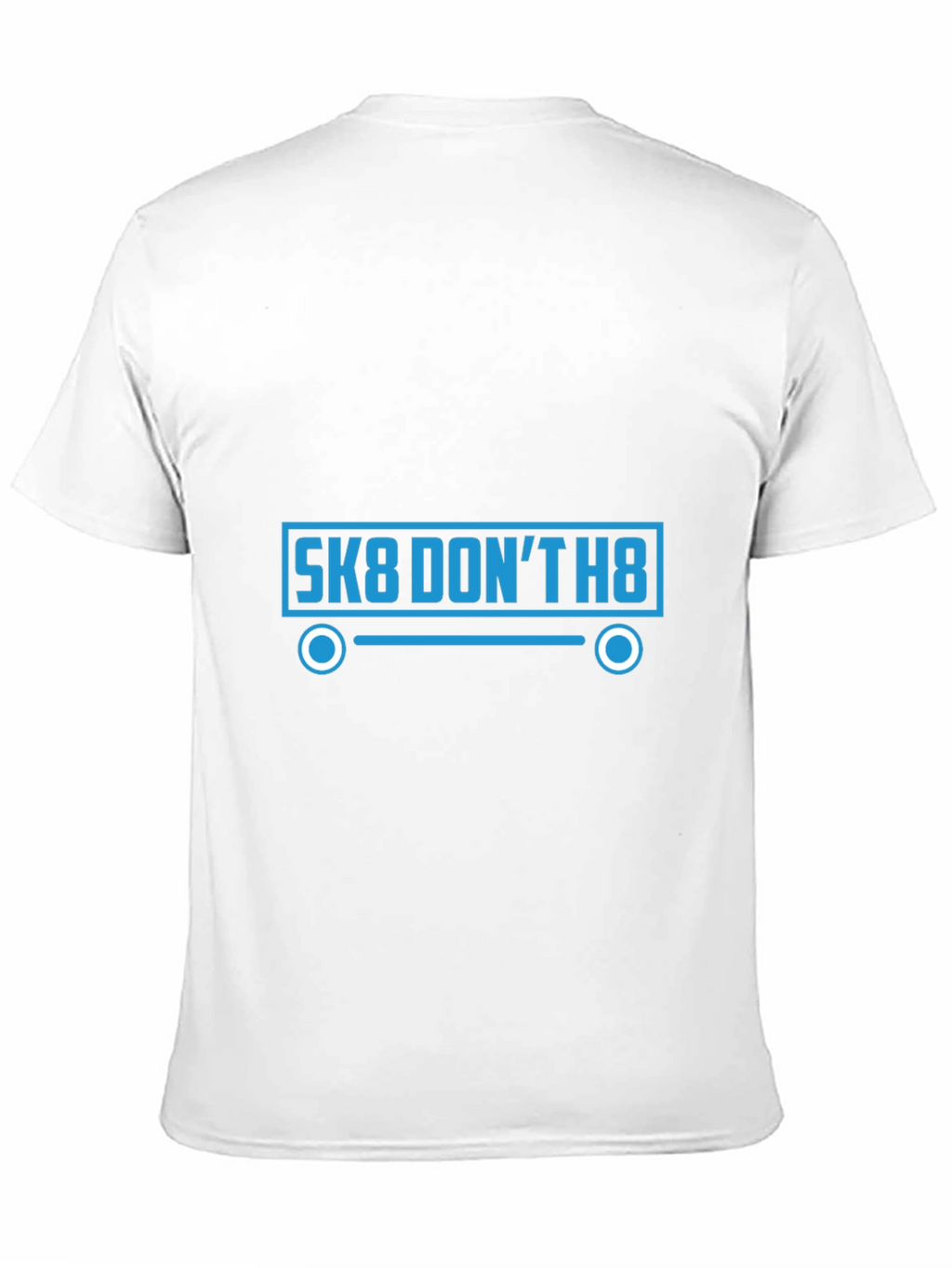 Sk8 Dont H8 Graphic Tee - Black
