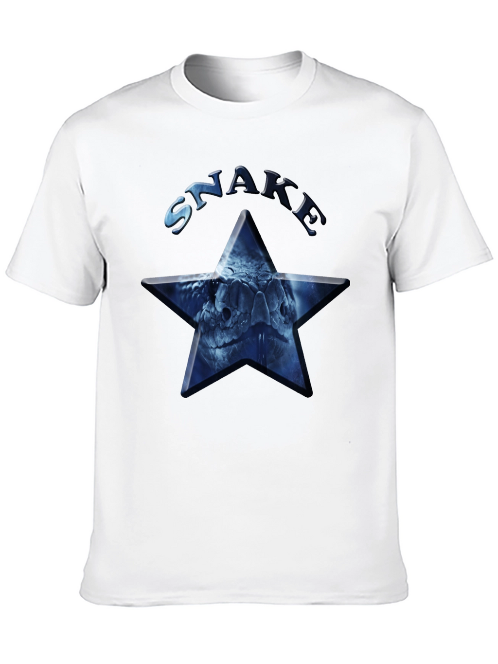 Snake Star Graphic Tee - Mens Black T-Shirt