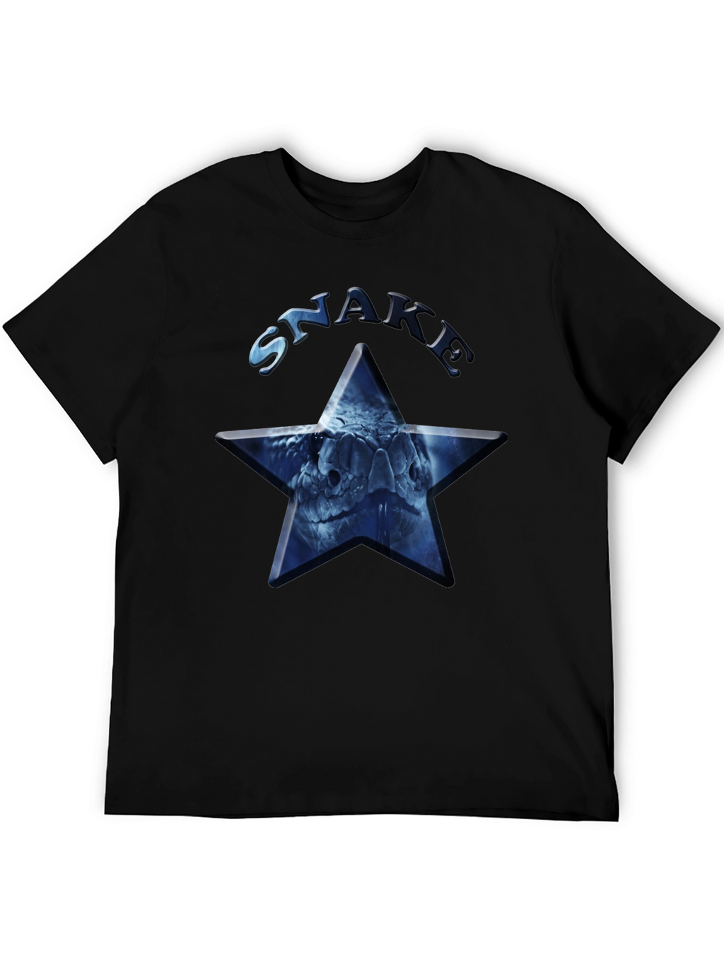 Snake Star Graphic Tee - Mens Black T-Shirt