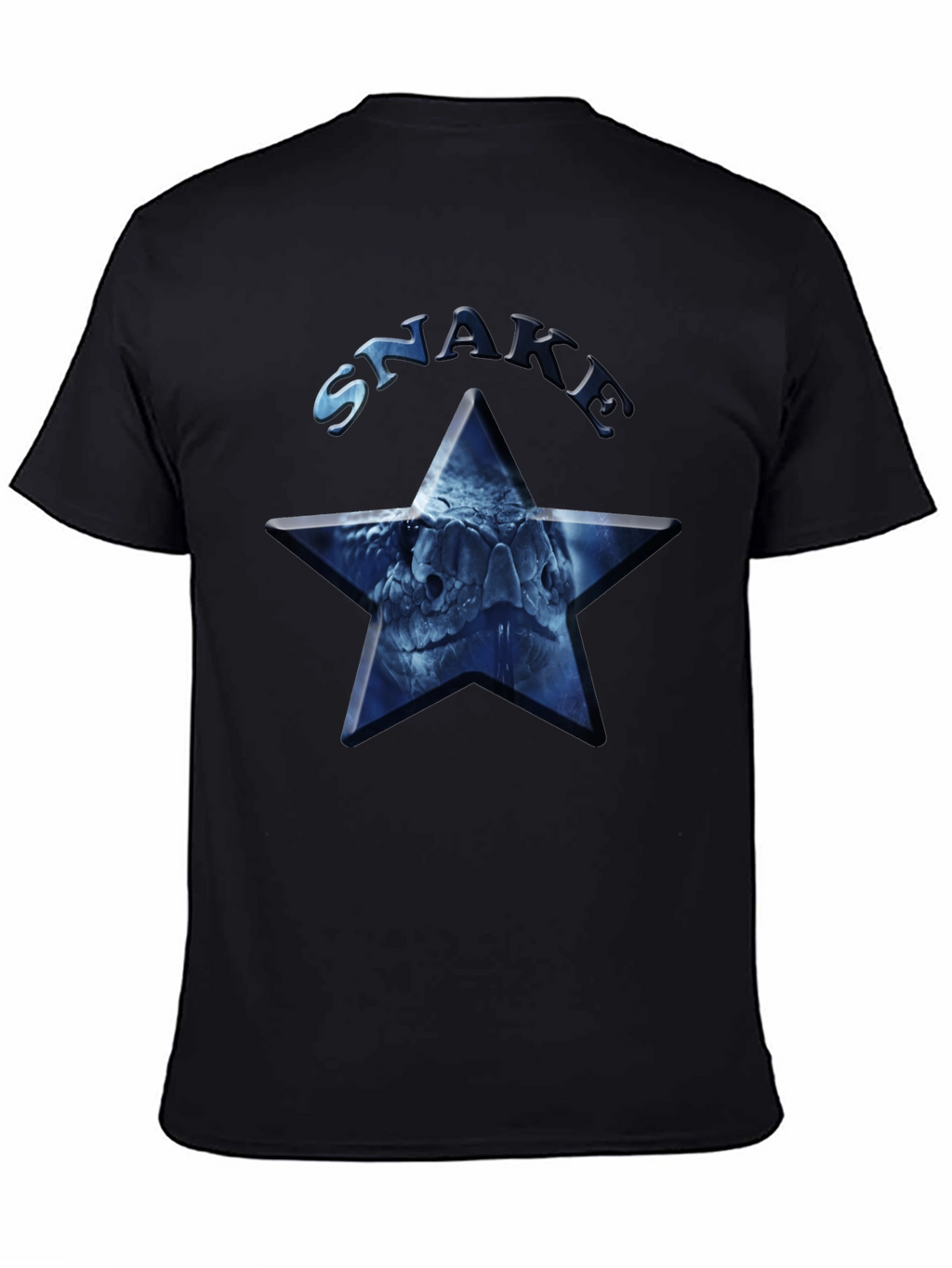 Snake Star Graphic Tee - Mens Black T-Shirt