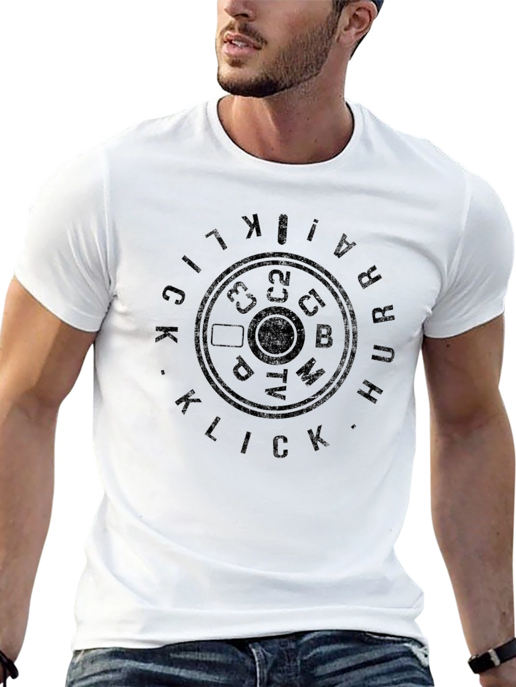 Klick Hurra Graphic Tee - Black Cotton T-Shirt