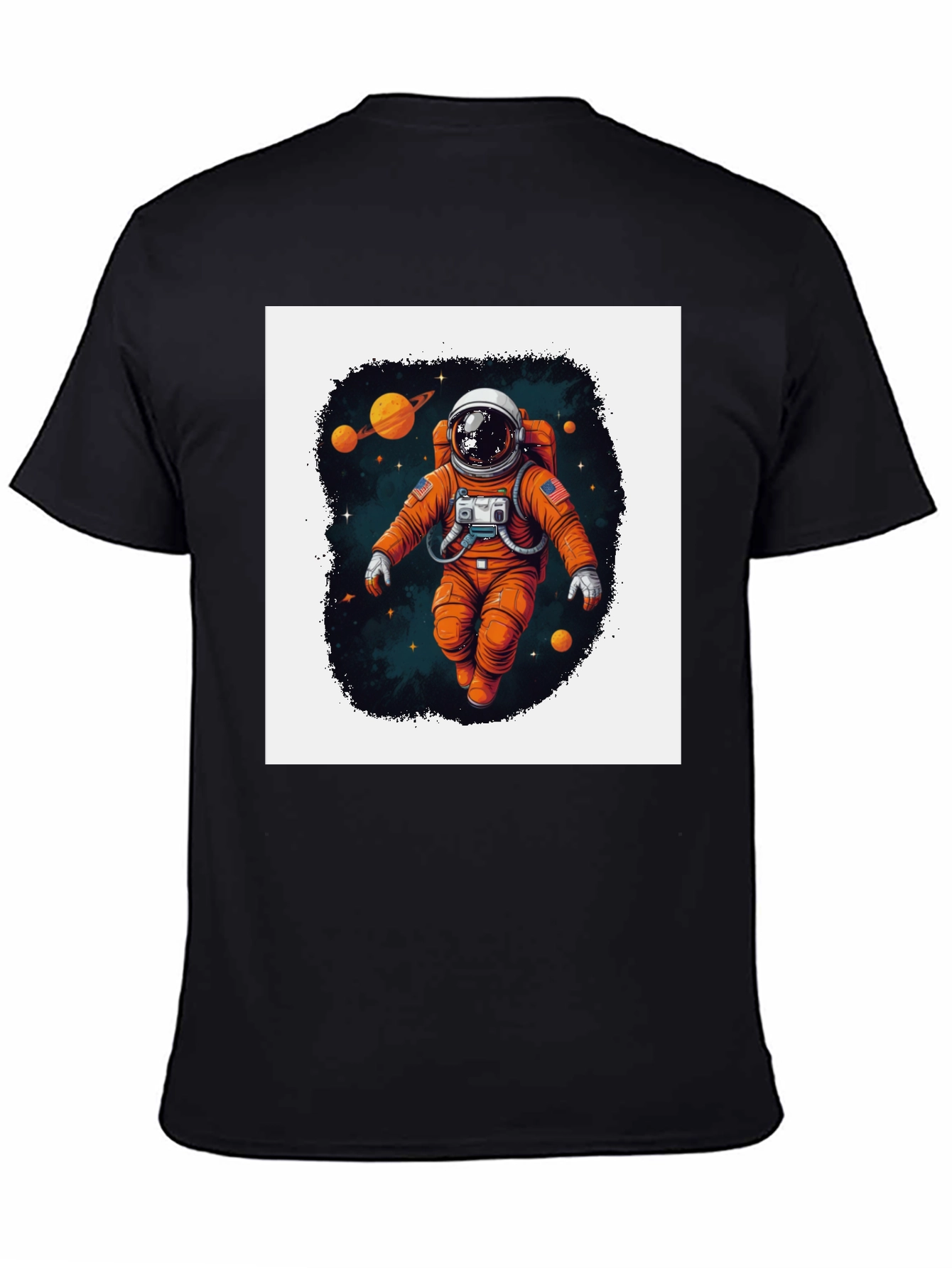 Astronaut in Space Graphic T-Shirt