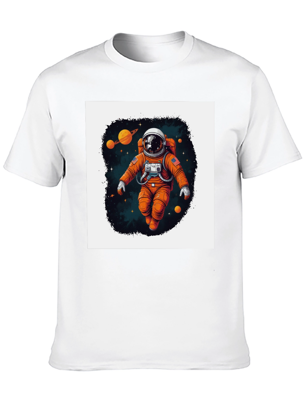 Astronaut in Space Graphic T-Shirt