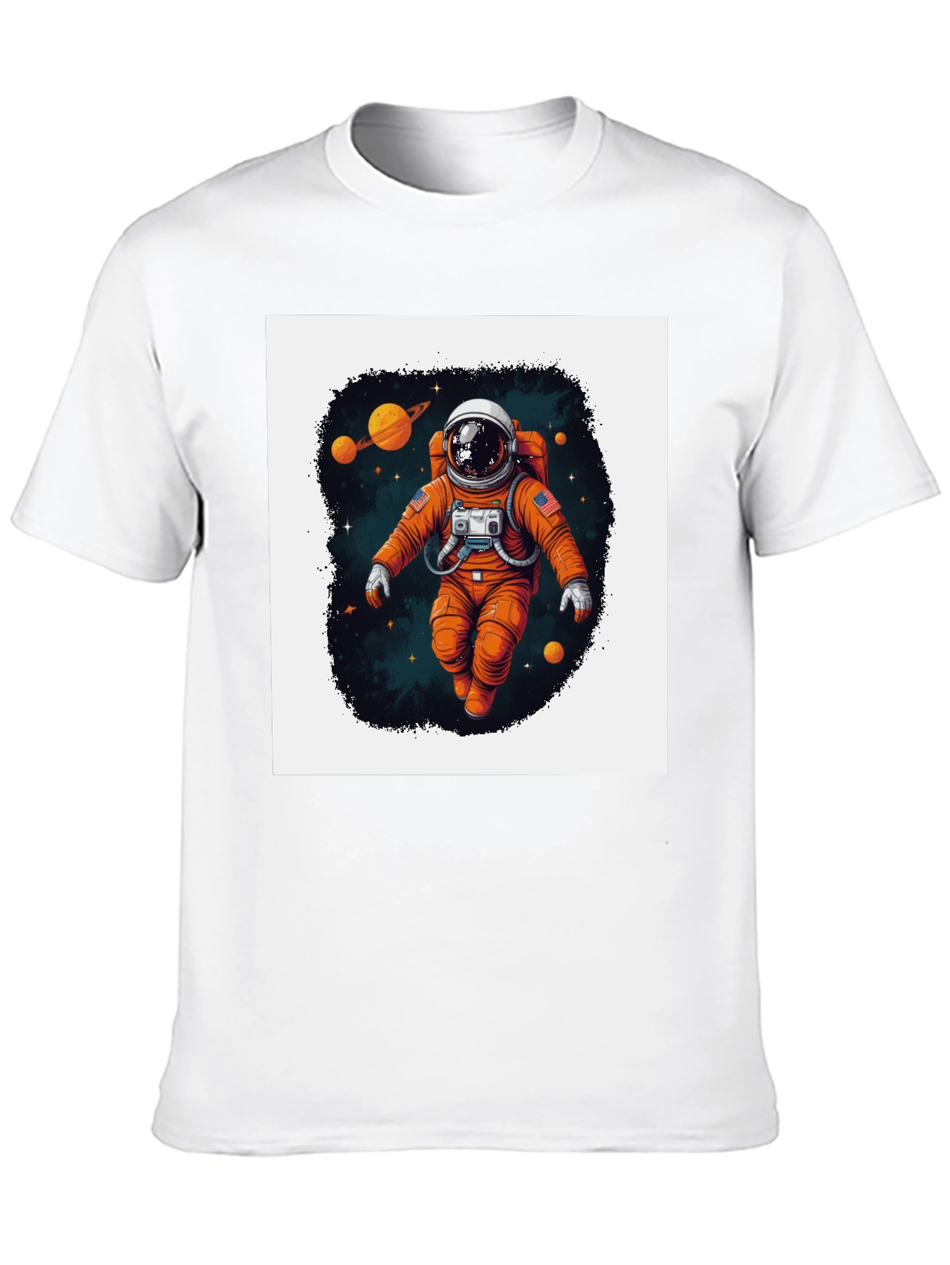 Astronaut in Space Graphic T-Shirt