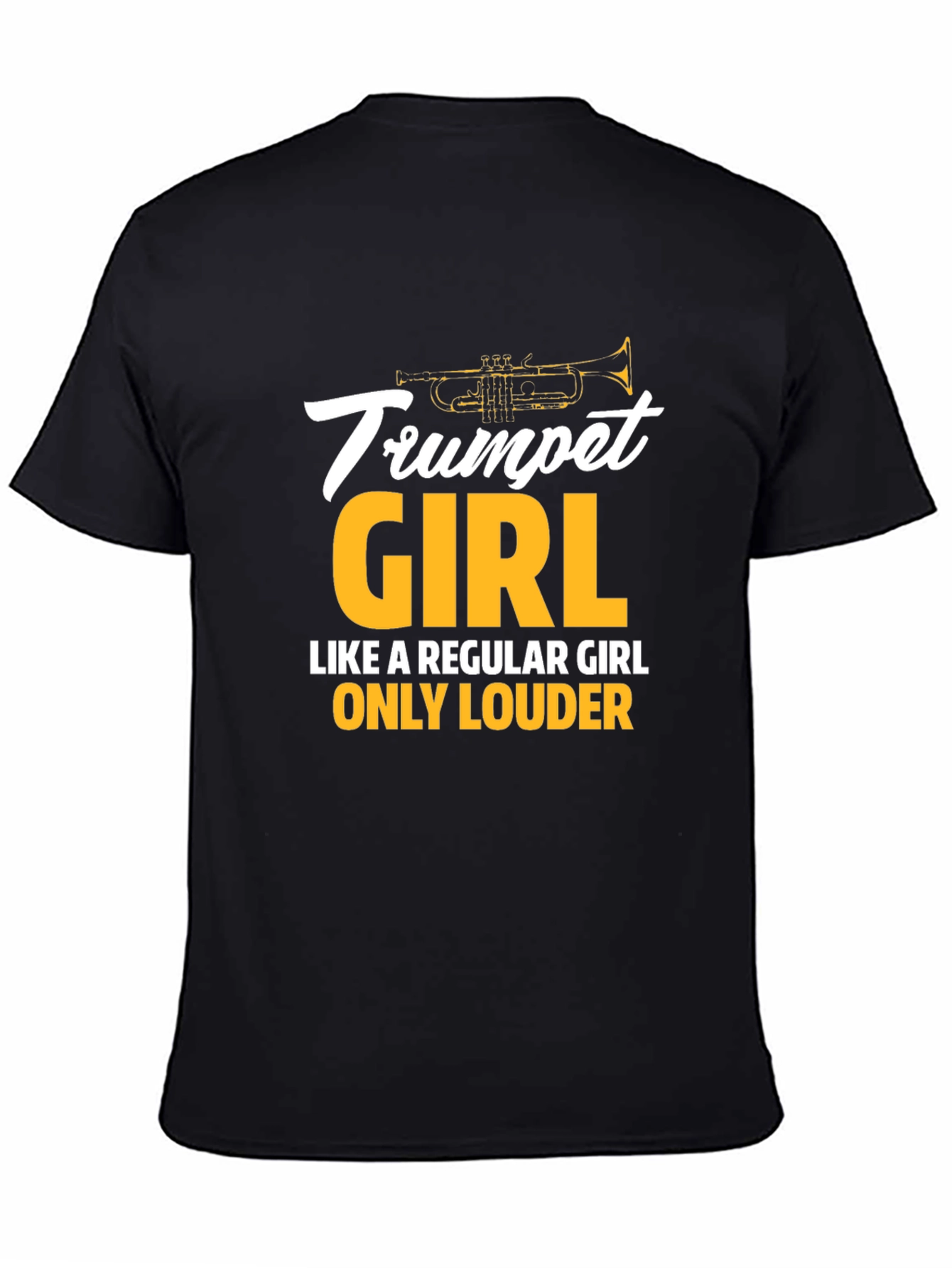 Trumpet Girl T-Shirt - Musician Gift