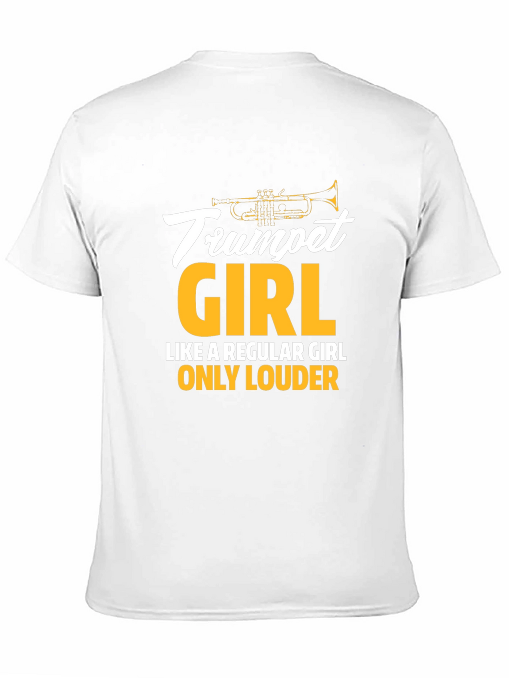 Trumpet Girl T-Shirt - Musician Gift