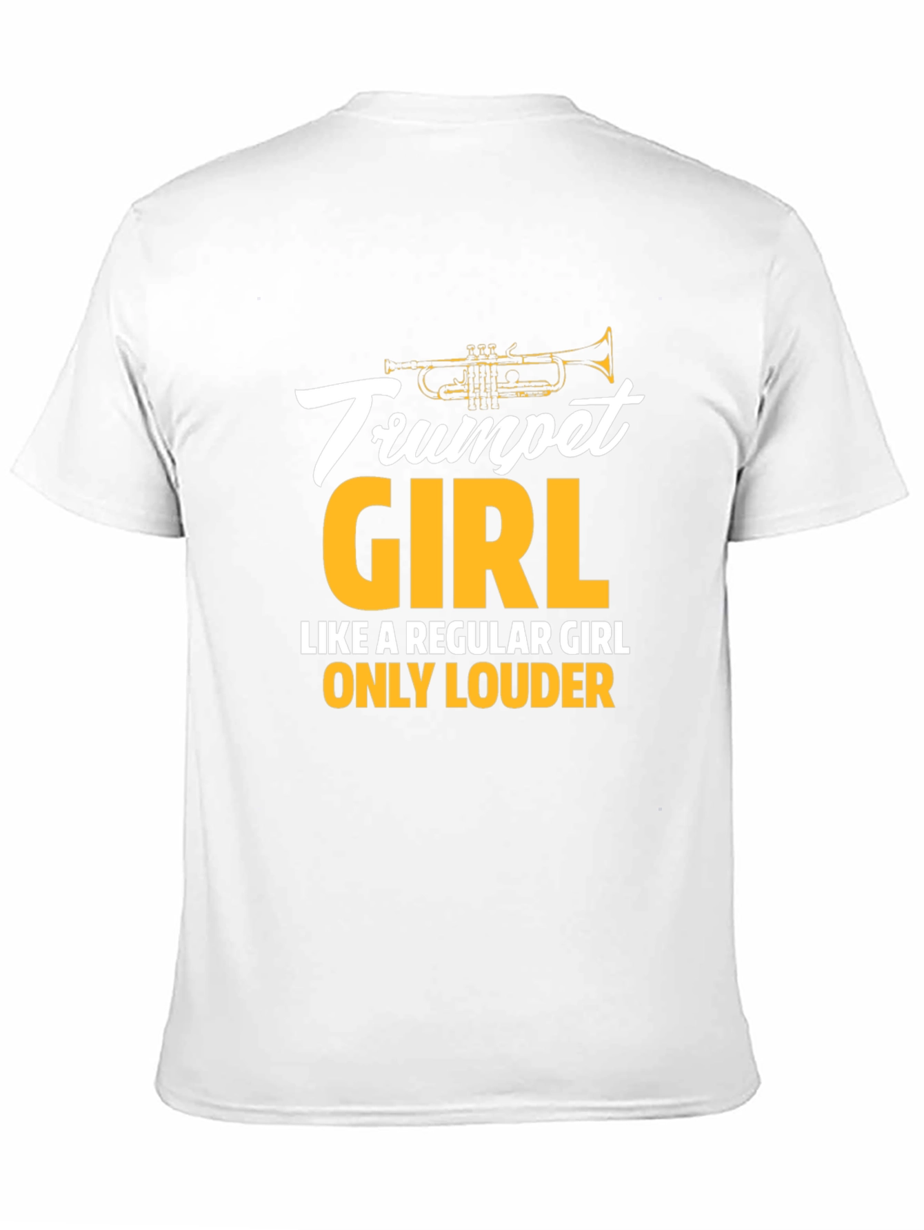Trumpet Girl T-Shirt - Musician Gift