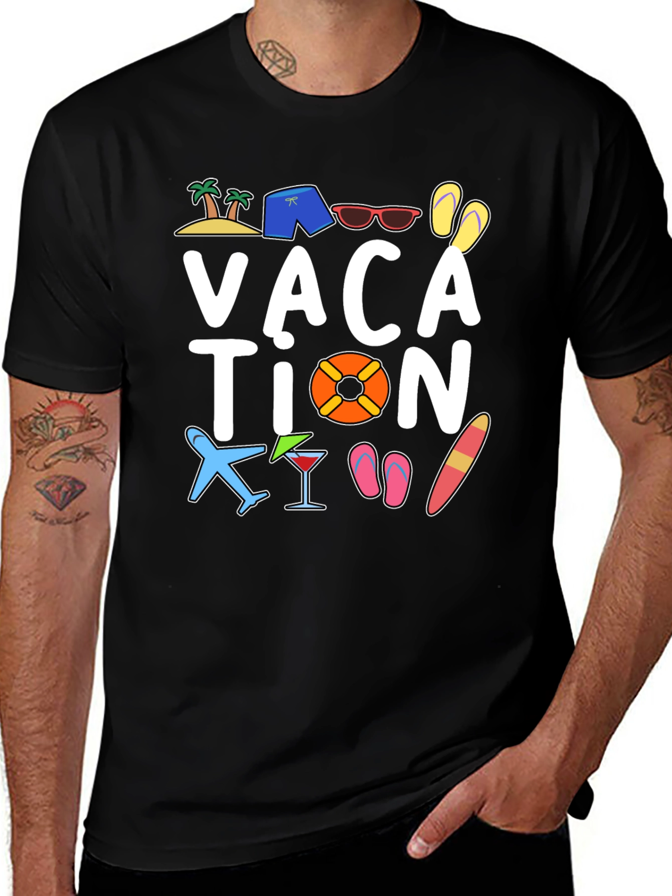 Vacation Graphic Tee - Fun Summer Holiday Shirt