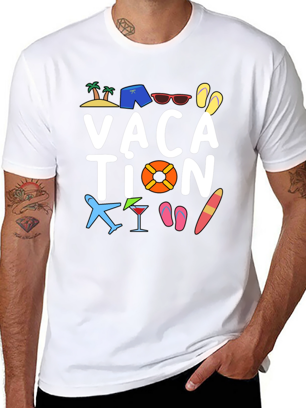 Vacation Graphic Tee - Fun Summer Holiday Shirt