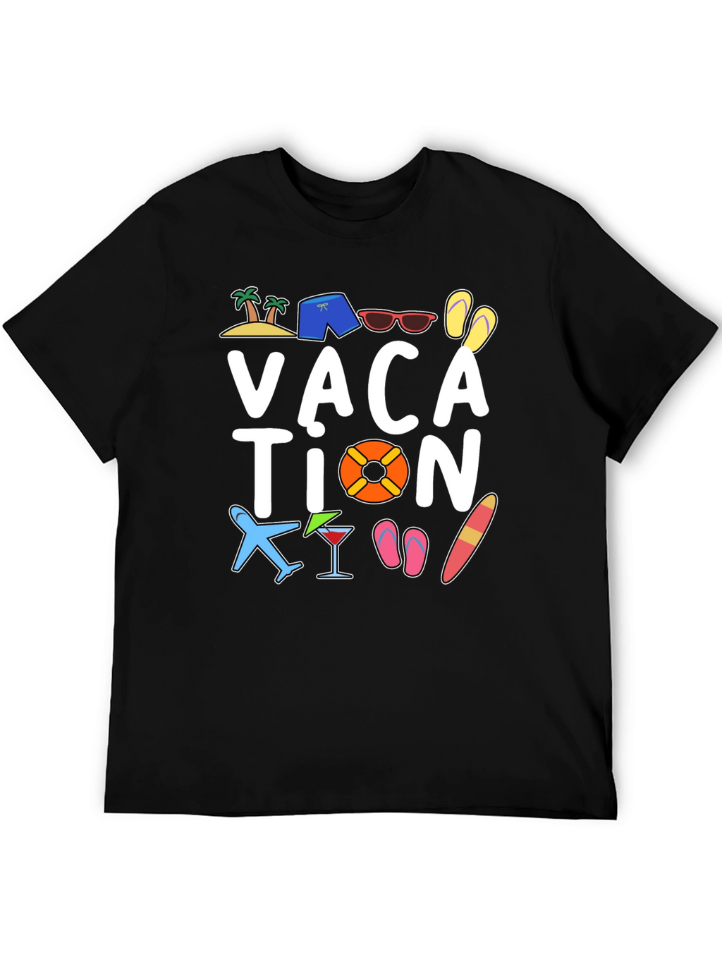 Vacation Graphic Tee - Fun Summer Holiday Shirt