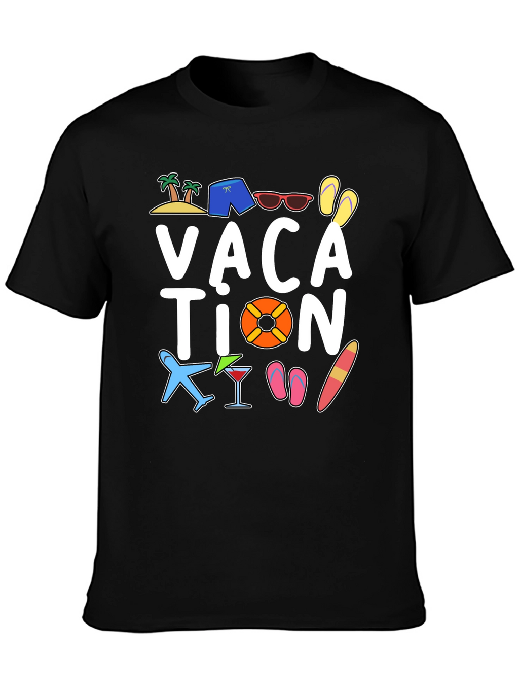 Vacation Graphic Tee - Fun Summer Holiday Shirt