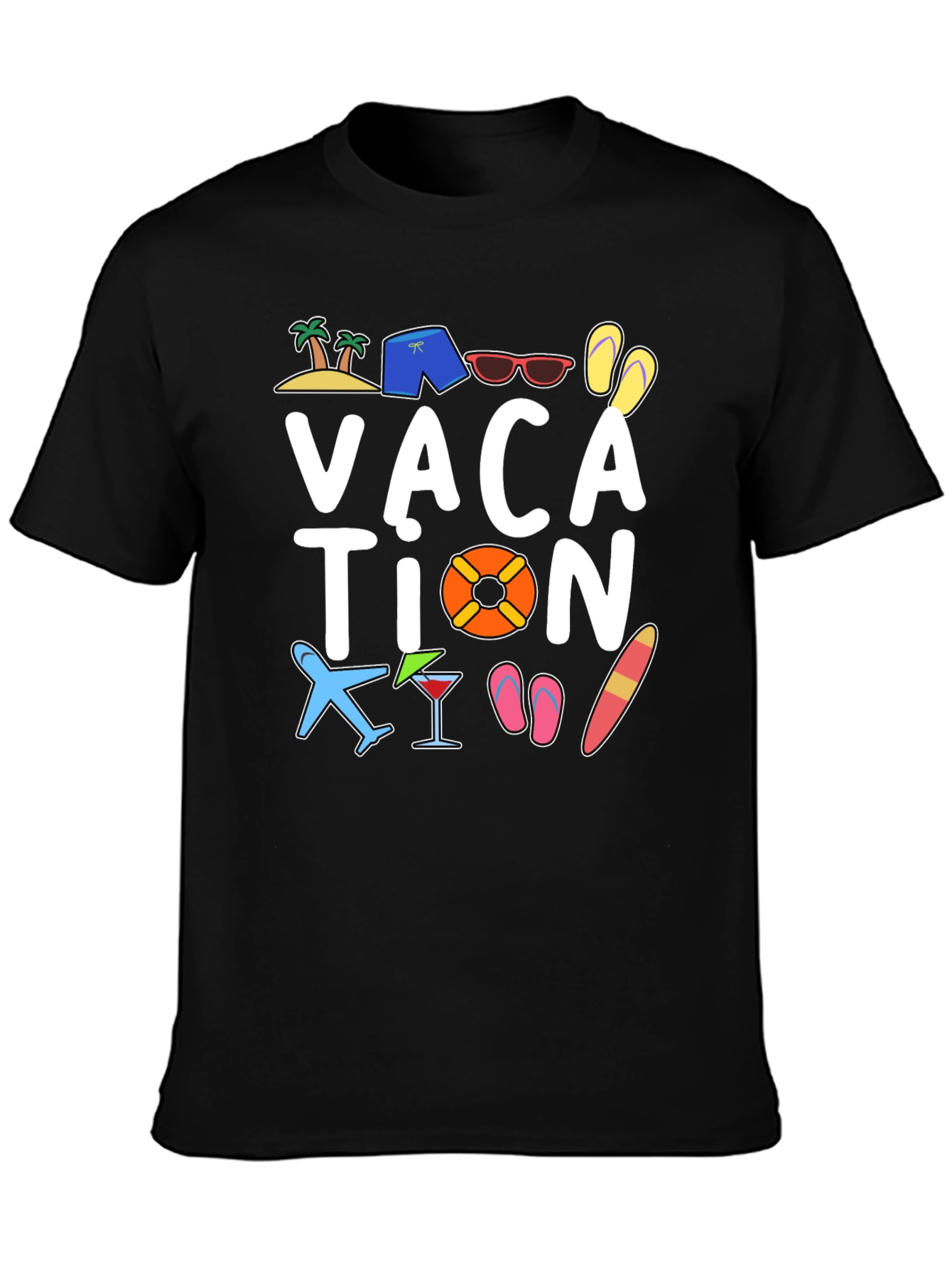 Vacation Graphic Tee - Fun Summer Holiday Shirt
