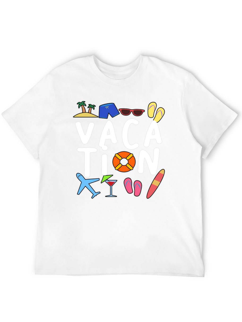 Vacation Graphic Tee - Fun Summer Holiday Shirt