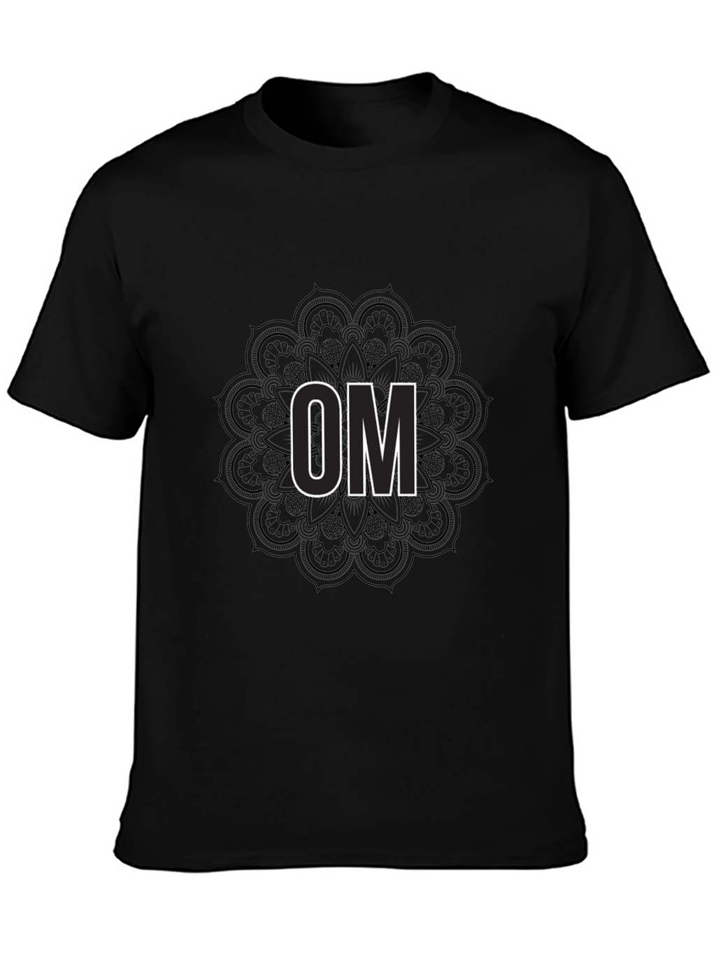 Om Mandala Black T-Shirt