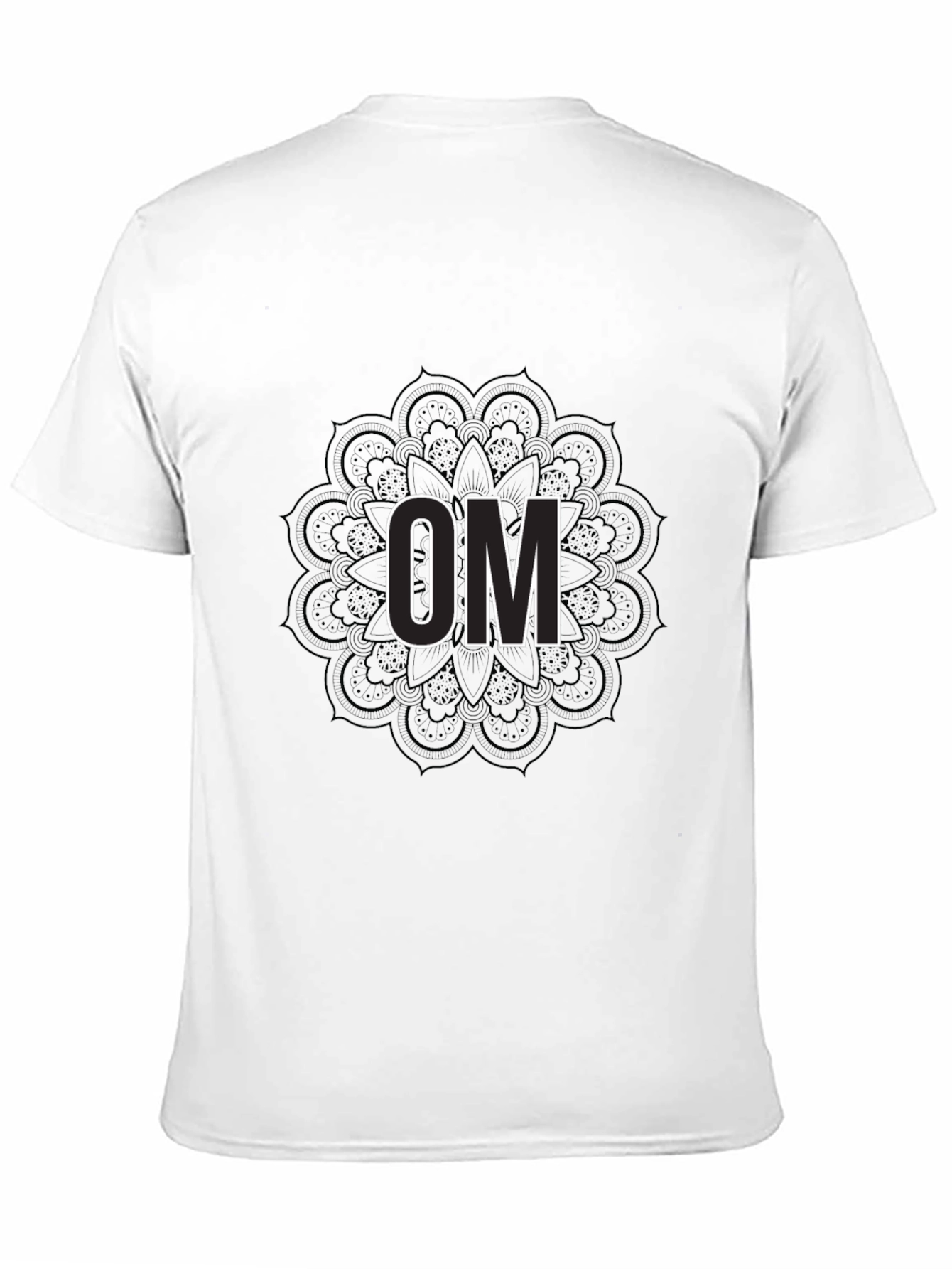 Om Mandala Black T-Shirt