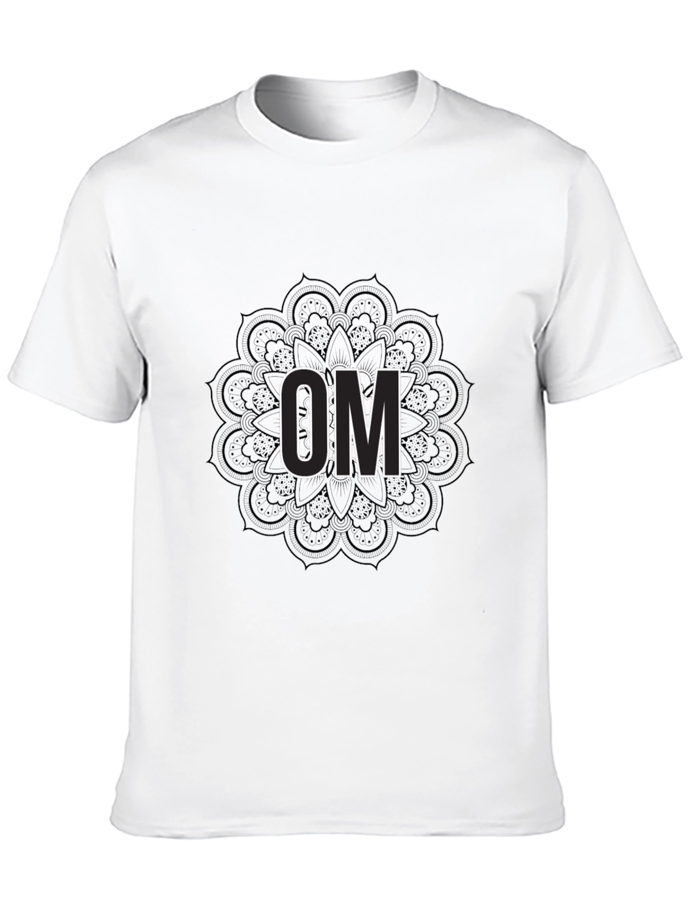 Om Mandala Black T-Shirt