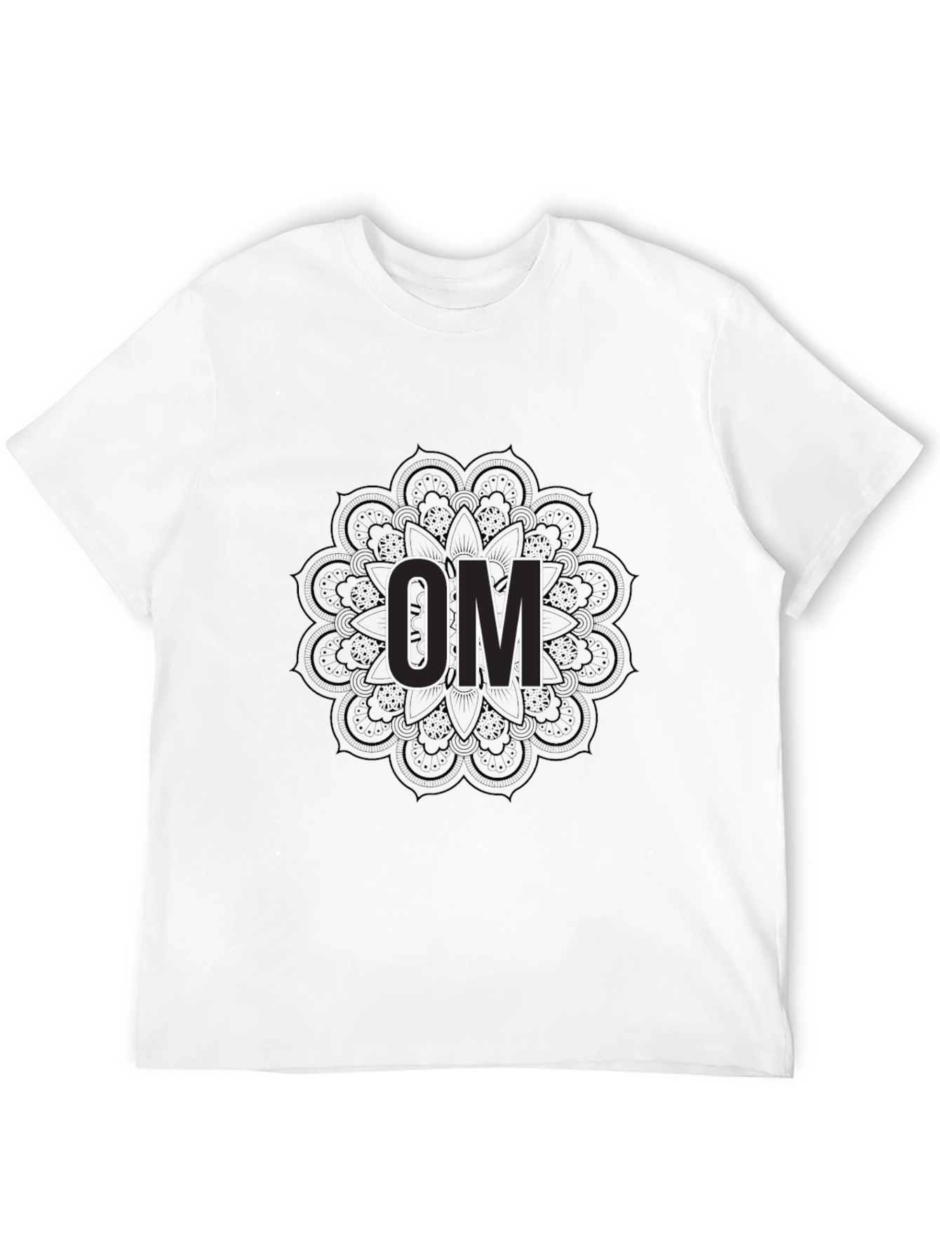 Om Mandala Black T-Shirt