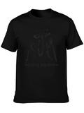 Calm Down Graphic Tee - Black
